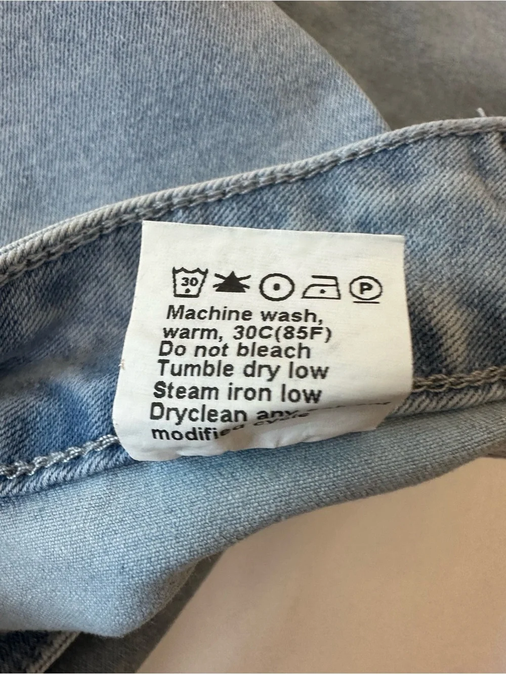 Asvivid Light Wash Denim Size 8 Patch Pocket FreyHem New